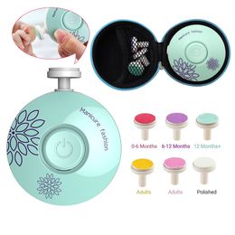 Baby Electric Nail Trimmer Safe Newborn Nail Polisher Manicure Set Infant Fingernail File Clipper Cutter Toddler Kid Adult