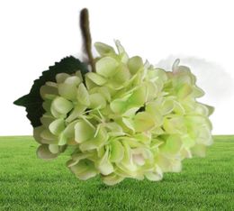 Wedding decoration flower 47cm real sense white pink silk flower fake flower hydrangea bunch living room home decoration el1154021