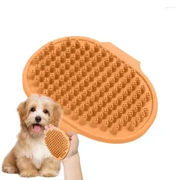 Dog Apparel Shampoo Brush Massage For Shower Comfortable Ring Handle Ergonomic Bathing Supplies Cats