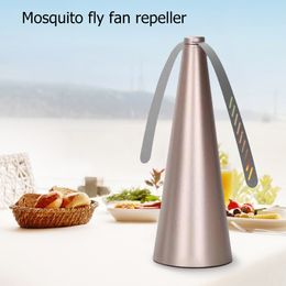 Fly Repeller Table Fan USB Or AA Battery Powered Fan Blade Fly Repellent Portable Pest Control for Indoor Outdoor Dining