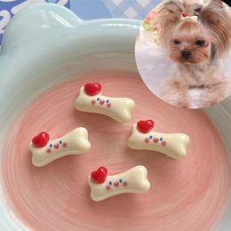 Dog Apparel Funny Small Bone Heart Dogs Hairpin Kitten Puppy Hair Decor Side Duck Clip Girl Gift Cute Cat Barrettes Styling Tool Accessories