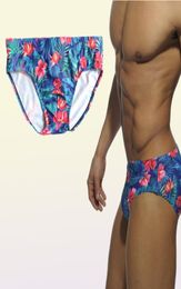 Men039s Swimwear 2021 Swimsuit Slip Underpants Beach Swimming Briefs For The Sea Blue Flowers Shorts Bathing Suit Man Clothing5597406