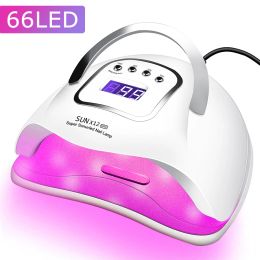 Dryers UV Gel Nail Lamp with 66 Lamp Beads Nail Dryer 280W LED Light for Gel Nail Polish Fast Curing Professional UV LED Nail Lamp