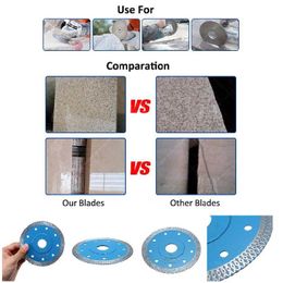 115/125mm Diamond Cutting Grinder Electic Cutting Sheet Thin Wet Dry Wheel Disc For Porcelain Tile Marble Stone Power Tools