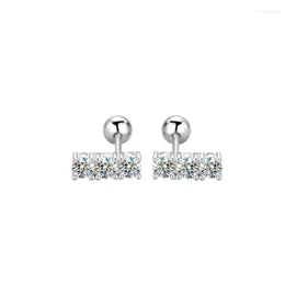 Stud Earrings ZHESHIYUAN Lefei Fashion Classic Luxury Moissanite Diamond Design Letter I Screw Earring For Charm Women Silver 925 Jewellery