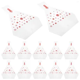 Storage Bottles 50 Pcs Wrapping Paper Decorative Onigiri Wrappers Mould Disposable Bags Triangle Packaging Packing Rice Ball