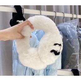 Other Home Textile Earmuffs Imitated Rabbit Fur Plus Veet Winter Warm Fashion Soft 2 Colours Classic Drop Delivery Garden Textiles Dha3R