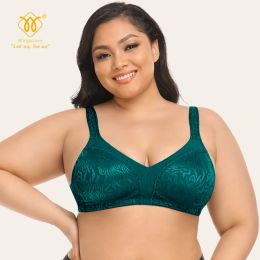 Bras Wingslove New Color Plus Size Minimizer Bra Full Coverage Wire Free Brallet Soft Comfy Women's Underwear