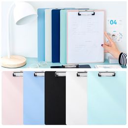Simple Writing Clamps Office School Supplies Notebook File Memo Pad Clip Clipboard A4 Folder Board