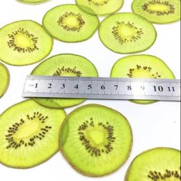 Decorative Flowers 5X Dried Pressed Exopy Kiwi Fruit Slices Plant Herbarium For Jewelry Po Frame Phone Case Bookmark Scrapbook Craft DIY