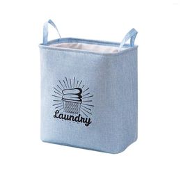 Laundry Bags Storage Clothes Dirty Thick Linen Bag Basket 1PC Hamper Cotton Housekeeping & Organisers