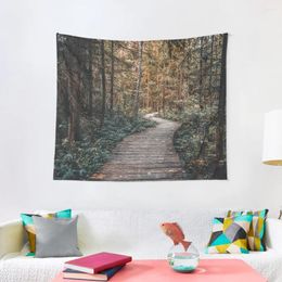 Tapestries Forest RoadTapestry Cute Decor Room Aesthetic Decoration For Rooms