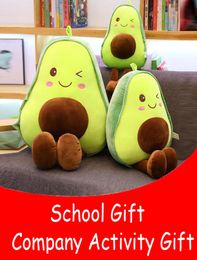 Whole 30cm Avocado Plush Toys Cute PillowCushion Kawaii Fruit Stuffed Doll Toy For Children Throw Pillow Birthday Gift School 2986562