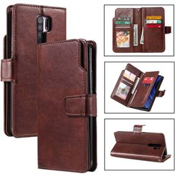 Wallet Leather Cards Case For Samsung Galaxy S23 S22 S21 S20 FE S10 S9 S8 Note 20 10 9 8 Ultra Plus S7 Edge A91 Phone Cover C04R