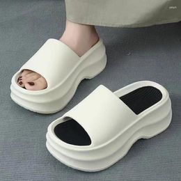 Slippers Summer Women Platform EVA Sandals Beach Vacation Slides Comfortable Thick Bottom Casual Indoor Home Shoe 36-41