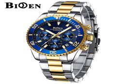 BIDEN 2019 Watch Men Top Brand Luxury Military Army Sports Casual Waterproof Mens Watches Quartz Stainless Steel Wristwatch CX20088719969