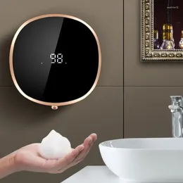 Liquid Soap Dispenser Wall Mounted Foam Mobile Phone Digital Smart Charging Waterproof Non-contact Motion Sensor Soaping