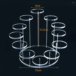 Decorative Plates Multi-Layer Cupcake Stands Round Pastry Cake Rack Holder Tray For Party Dessert Food Serve