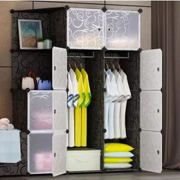 Simple Clothes Wardrobe Storage Partitions Organiser Bedroom Closet Minimalist Cube Watches Guarda Roupa Lounge Suite Furniture