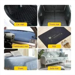 Double Side Carpet Fixing Stickers Self-Adhesive Fastener Tape Foot Mat Patches Hook Loop Anti-slip Car Carpet Fixed Grip Tape