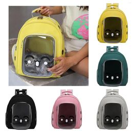 Cat Carriers Pet Carrier Small Dog Backpack Puppy Transparent Holder Breathable Bag