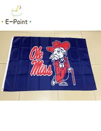 Ole Miss s Flag 3*5ft (90cm*150cm) Polyester flag Banner decoration flying home & garden flag Festive gifts9714125