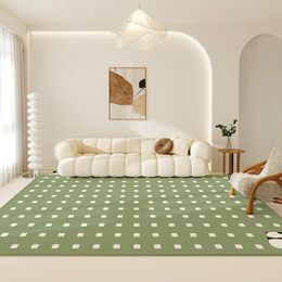 Simple Comfortable Minimalism Rugs for Bedroom Easy Cleaning Luxury Coffee Table Mat Skin-friendly Carpets for Living Room Soft