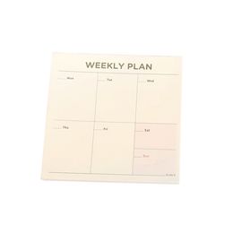 Weekly Planner Notepad Schedule Pad To Do List Notepad memo for School Office Daily Use 60 Sheets