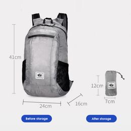 Portable Foldable Backpack Folding Mountaineering Bag Ultralight Outdoor Climbing Cycling Travel Knapsack Hiking Daypack