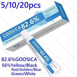 Supplies 82.6% Goosica 56% 5/10/20pcs 8color Multiple Choice Tattoo Care Cream Before Permanent Makeup Body Eyebrow Lips Liners Tattoo10g