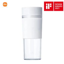 Juicers Original Xiaomi Mijia Portable Juicer Cup 300ML Portable Liquifier Blender 18000 RPM Electric Blender 304 Stainless Steel 35s