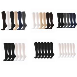 Socks Running Sport Compression Socks for Women Men 6 Pairs Circulation Medical Nurse Compression Stockings 1520 Mmhg