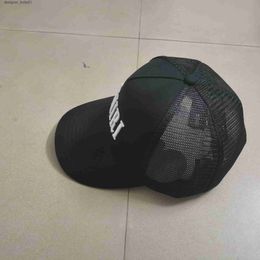 Ball Caps 2022 Designer LEXURIE LETTRE BRODERIE Bend Wave Cs Male Hip Hop Visor Mesh Male Femelle Cross Punk Baseball HATS C240413