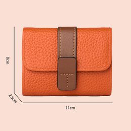 2024 New PU Leather Card Bag 18 Slots Card Holder Multi-card Slot Credit Card Bag Women Retro Luxury Small Wallet Coin Purse