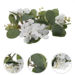 Candle Holders Garland Decoration Indoor Wreath Pendant Eucalyptus Table Toppers Wedding Dinner Party Desktop