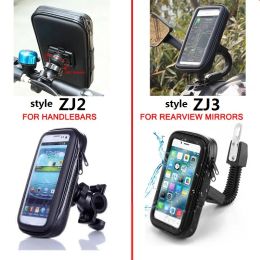 Bike Motor Phone Holder Waterproof Phone Bag Pouch Cases Motorcycle Bicycle Handlebar Cellphones GPS Stand for iPhoneX 8