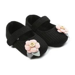 Baby Girls Breathable Flower Design Shoes Cute Anti-Slip Casual Sneakers Toddler Girls Soft Soled Walking Shoes