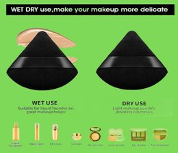 Powder Puff Face Soft Triangle Makeup Puff for Loose Powder Mineral Powder Body Powder Velour Cosmetic Foundation Blender Sponge B7478705