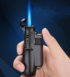 Windproof Torch Cigarette Cigar Lighter Jet Butane Metal Turbo Lighter Outdoor Portable Spray Gun 1300 C Gadgets For Men8081128