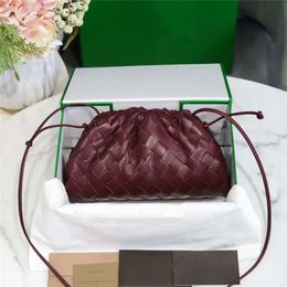 10a designer womens bag Handbag Brand Weave Bag Genuine Leather Pouch Coin Purses Case Mini Strap Shoulder Handbags Woven