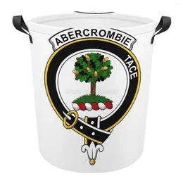 Laundry Bags Scottish Crest Badge ( Or Abercromby ) Foldable Basket Art Waterproof Children's Toy Tunic Dirty Clothes