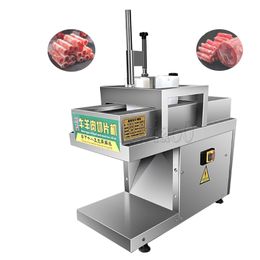 Stainless Steel Meat Cutting Machine Automatic Beef Mutton Rolls Slicer Machine Multifunctional Electric Meat Slicer