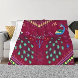 Blankets DND Game Blanket Flannel Spring Autumn Mollymauk Tealeaf Inspired Print Warm Throws For Winter Bedding