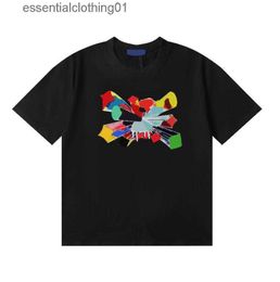 Men's T-Shirts Summer Designer T Shirts for Mens Women Casual Tees with Letter Print Short Sled Shirt Fashion Tee Shirt lti Colours C240413