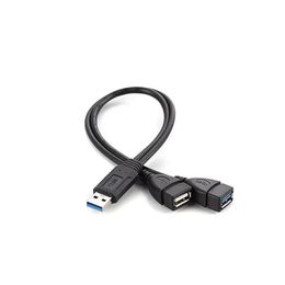 2024 USB 2.0 Cable A 1 male to 2 Dual USB Female Data Hub Power Adapter Y Splitter USB Charging Power Cord Extension Cable 1. For USB 2.0
