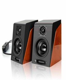 Computer Speakers with Surround Stereo USB Wired Powered Multimedia Speaker for PCLaptopsSmart Phone1384311