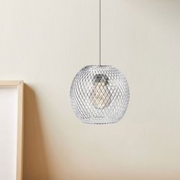 Metal Bulb Guard Open Style Lamp Guard Industrial Metal Wire Cage Globe Hanging Pendant Lamp Shades Chandelier Light Fixture