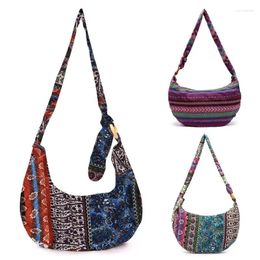 Shopping Bags Women Vintage Ethnic Shoulder Bag Crossbody Boho Hippie Tote Messenger