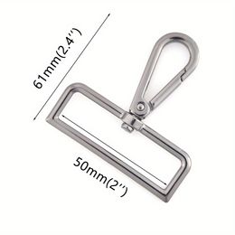 5pcs Metal Snap Hooks Clasps Strap Buckles Lobste Clip Hook For Keychain Bag Key Rings Making Bag Chain Part Craft Sewing 50mm