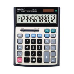 Calculators OSALO 2TV Dual Power Tax Rate Calculator Large Display Screen Student Teaching Examination Office FinancialAccounting Calculator